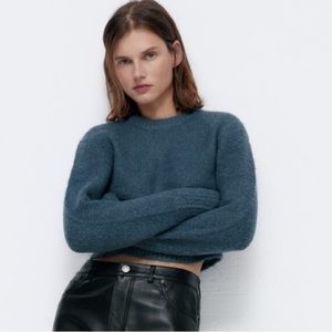 Zara cropped sweater